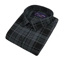 Trendy Cotton Blend Long Sleeves Casual Shirt for Men-thumb1