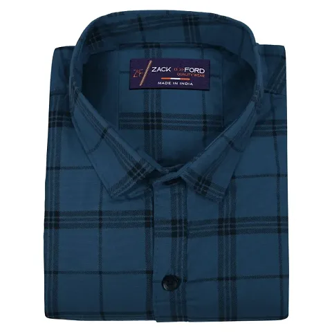 Cotton Blend Casual Check Full Sleeve shirt