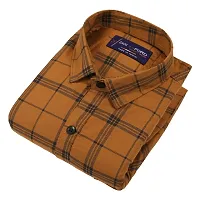 Classic Cotton Blend Checked Casual Shirts for Men-thumb1