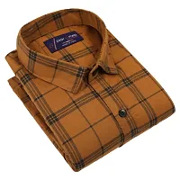 Classic Cotton Blend Checked Casual Shirts for Men-thumb2