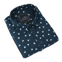 COTTON  BLEND CASUAL-PRINTED SHIRT FOR MEN-thumb3