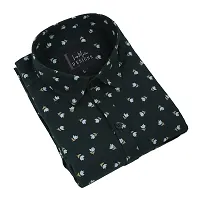 COTTON  BLEND CASUAL-PRINTED SHIRT FOR MEN-thumb1