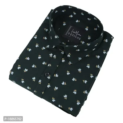 COTTON  BLEND CASUAL-PRINTED SHIRT FOR MEN-thumb4