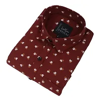 COTTON  BLEND CASUAL-PRINTED SHIRT FOR MEN-thumb3