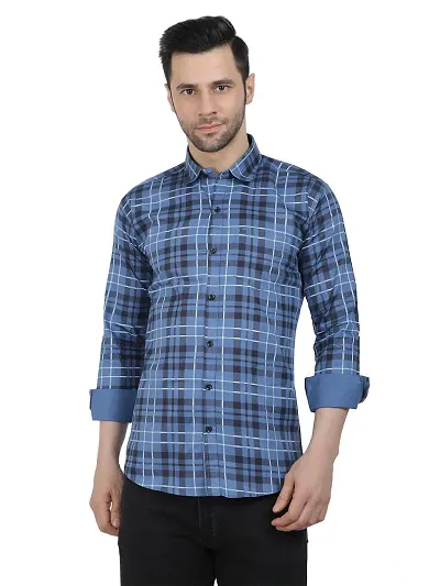 Classic Cotton Blend Long Sleeves Shirts for Men