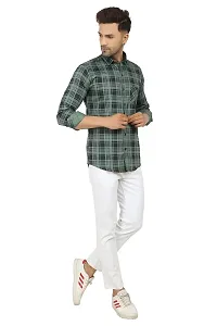 Stylish Cotton Blend Check Shirt for Men-thumb4