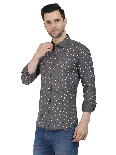 Stylish Cotton Blend Printed Shirt for Men