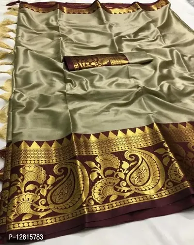 Fancy Cotton Silk Saree with Blouse Piece for Women