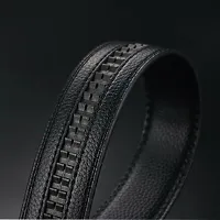 Men Formal Black Artificial Leather Belt-thumb1