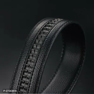 Men Formal Black Artificial Leather Belt-thumb2