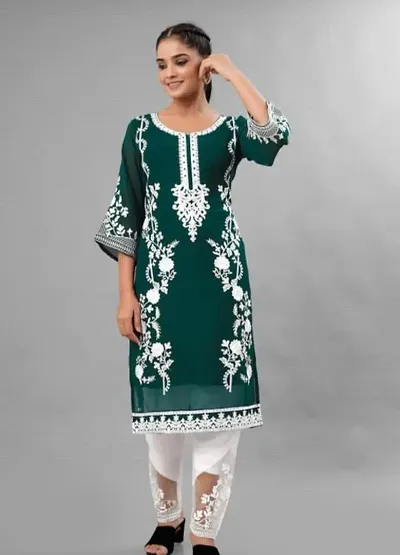 Rustique Beautiful Embrodred Kurta Set