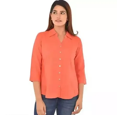 Elegant Viscose Rayon Shirt For Women