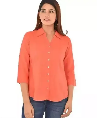 Elegant Viscose Rayon Shirt For Women