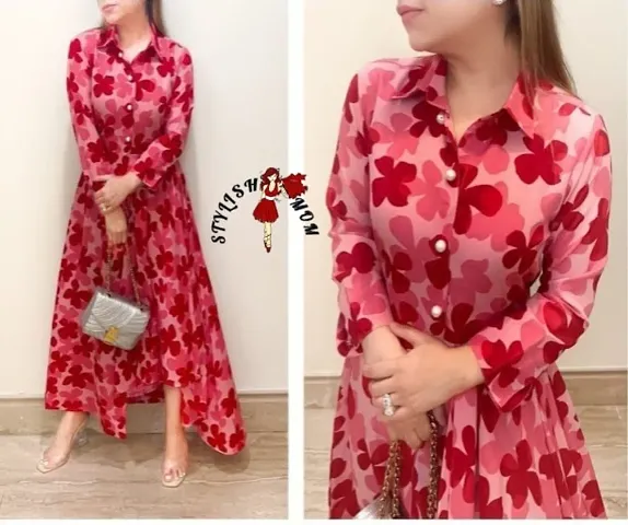 Butterfly Long Dress