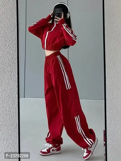 Red tracksuit