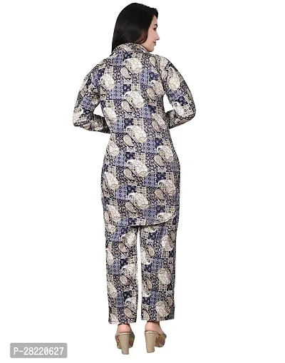 Stylist Cotton Printed Co-ord Set For Women-thumb2