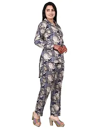 Stylist Cotton Printed Co-ord Set For Women-thumb2