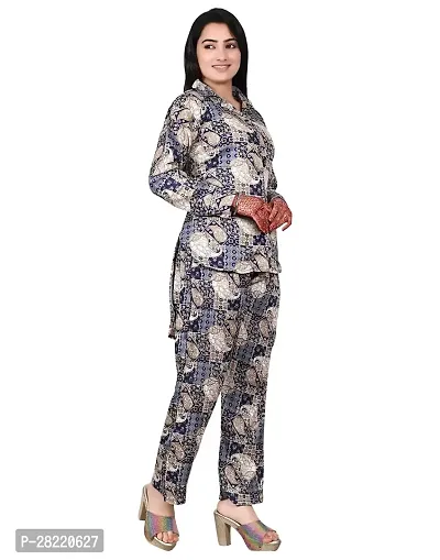 Stylist Cotton Printed Co-ord Set For Women-thumb3