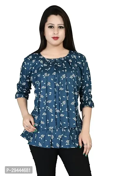 Classic Rayon Printed Top for Women