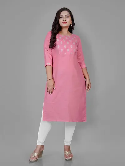 Embroidery Straight Kurtis