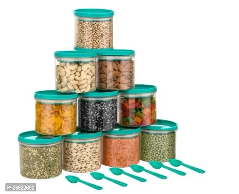 New Plastic Kitchen Storage Containers- 10 Pieces-thumb0