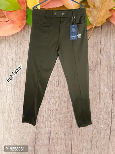 Classic Nylon Solid Track Pants for Men