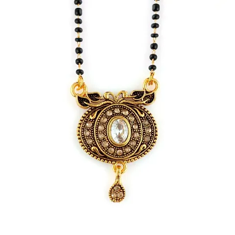 Traditional Beads Long Mangalsutra Brass Mangalsutra