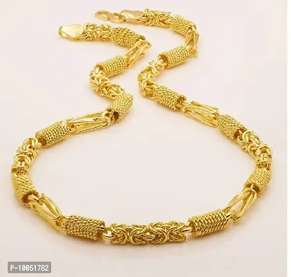 Stylish Men Brass Gold Plated Chain-thumb0