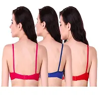 Body Lable komal Bra.Moulded,Double Cup and Full Cup Bra Pack of 3 Pieces (34)-thumb2