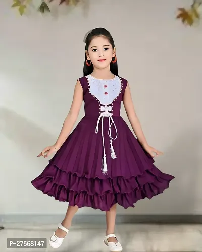 Agile Classy Girls Frock  Dress-thumb0