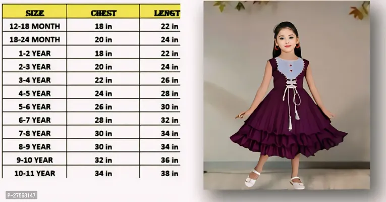 Agile Classy Girls Frock  Dress-thumb2