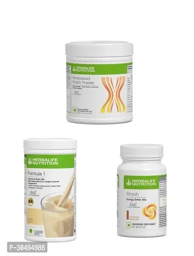 Herbalife Nutrition Vanila Shake ,Weight Gain Powder 200Gm And Cinnemon Afresh Pack Of-3-thumb0