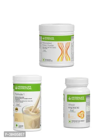 Herbalife Nutrition Vanila Shake ,Weight Gain Powder 200Gm And Ginger Afresh Pack Of-3