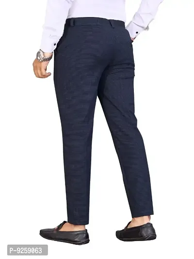 Classic Cotton Solid Casual Trousers for Men-thumb2