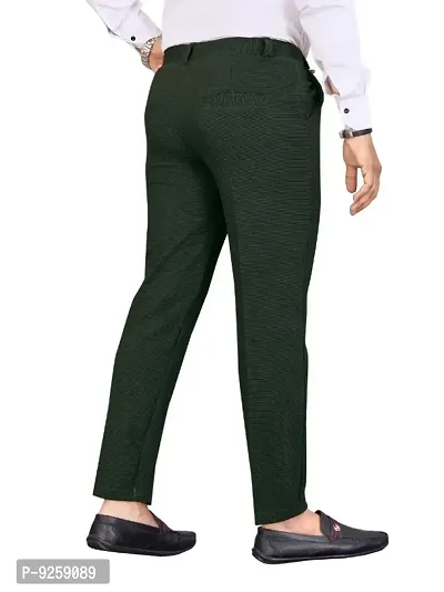 Classic Cotton Solid Casual Trousers for Men-thumb4