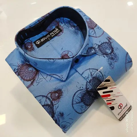 Best Selling Cotton Printed Shirts For Men