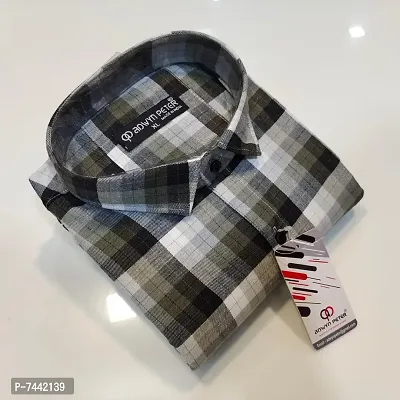 Classic Cotton Printed Mens Casual Shirts