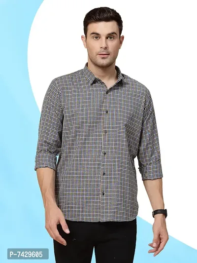 Classic Cotton Printed Casual Shirts for Men-thumb0