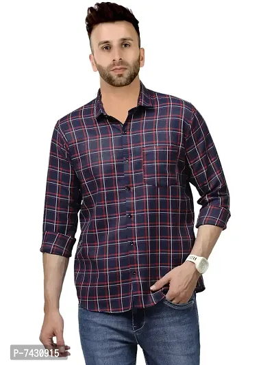 Classic Cotton Printed Casual Shirts for Men-thumb0