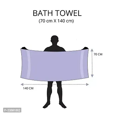 Stylish Cotton Solid Towel-thumb2