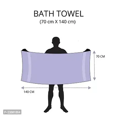 Stylish Cotton Solid Towel-thumb2