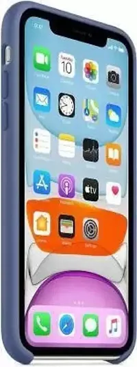 Back Cover for Apple iPhone 12  (Blue, Silicon)-thumb3