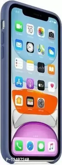 Back Cover for Apple iPhone 12  (Blue, Silicon)-thumb4