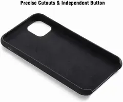 Back Cover for Apple iPhone 11  (Black, Silicon)-thumb3