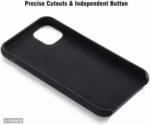 Back Cover for Apple iPhone 11  (Black, Silicon)-thumb4