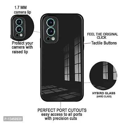 Back Cover for OnePlus Nord 2 5G  (Black)-thumb5