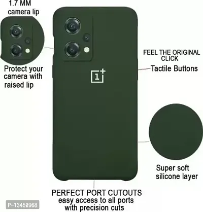 Back Cover for OnePlus Nord CE 2 Lite 5G  (Green, Silicon)-thumb3