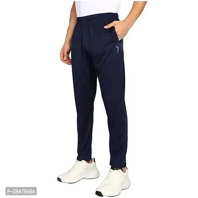 Classic Cotton Blend Solid Track Pant for Men