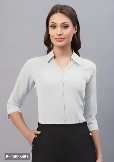 Classic Cotton Blend Shirt  Tops, Tees  Shirts For Women