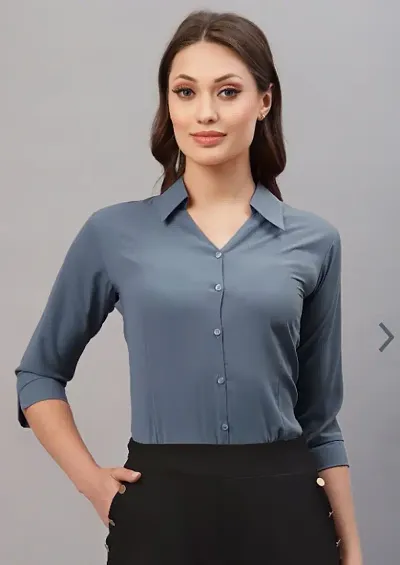 Classic Blend Shirt Tops, Tees Shirts For Women